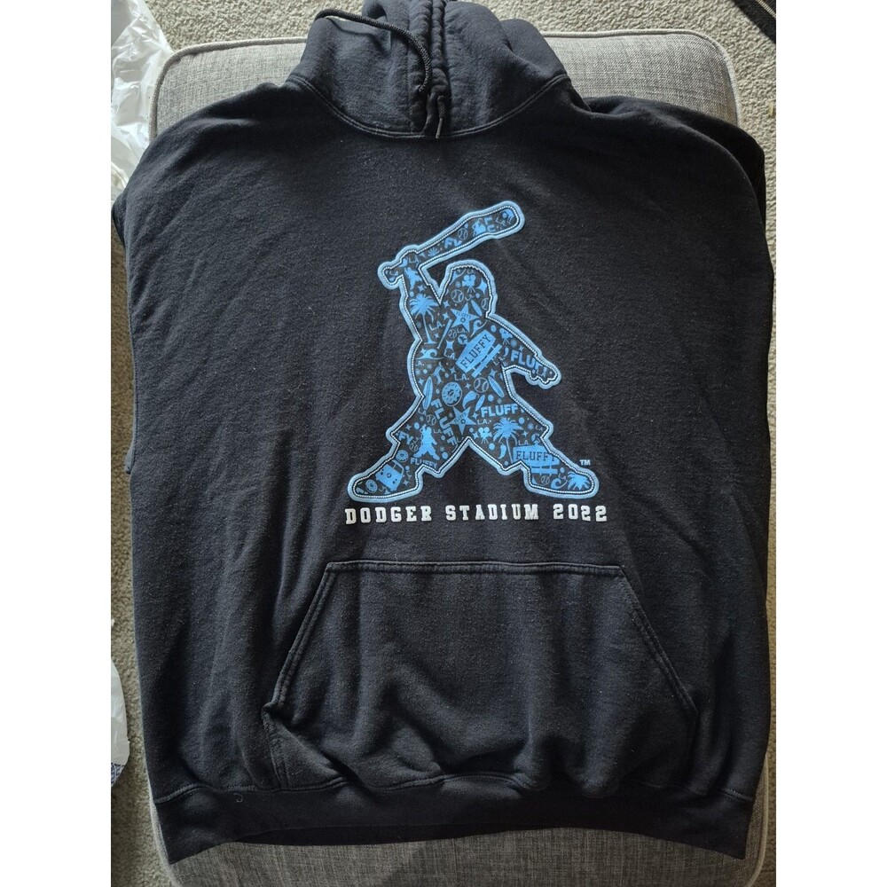 FLUFFY Hoodie Dodger Stadium 2022 Gabriel Iglesias Comedian LA size 2XL